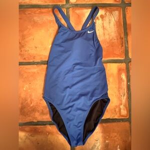 Nike blue swimsuit. Size: 10